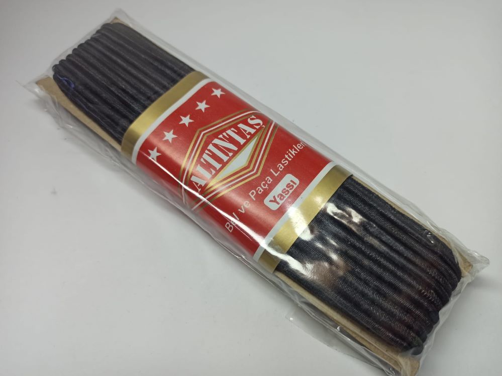 Siyah Lastik (Yuvarlak)