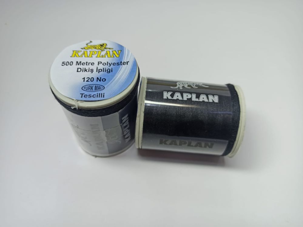 Kaplan Dikiş İpi 500 mt Siyah