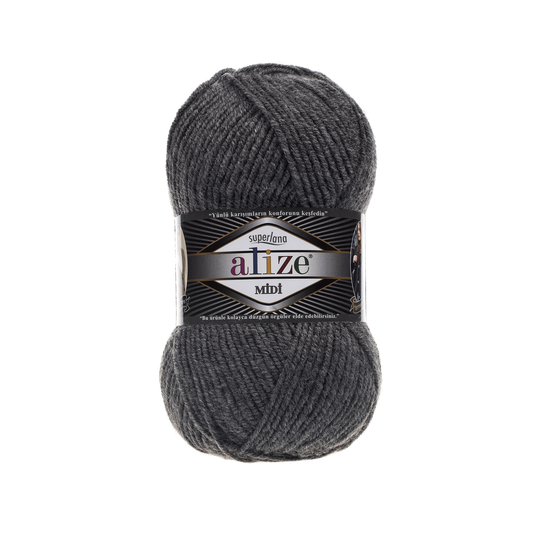 Superlana Midi 182 Orta Gri Melanj